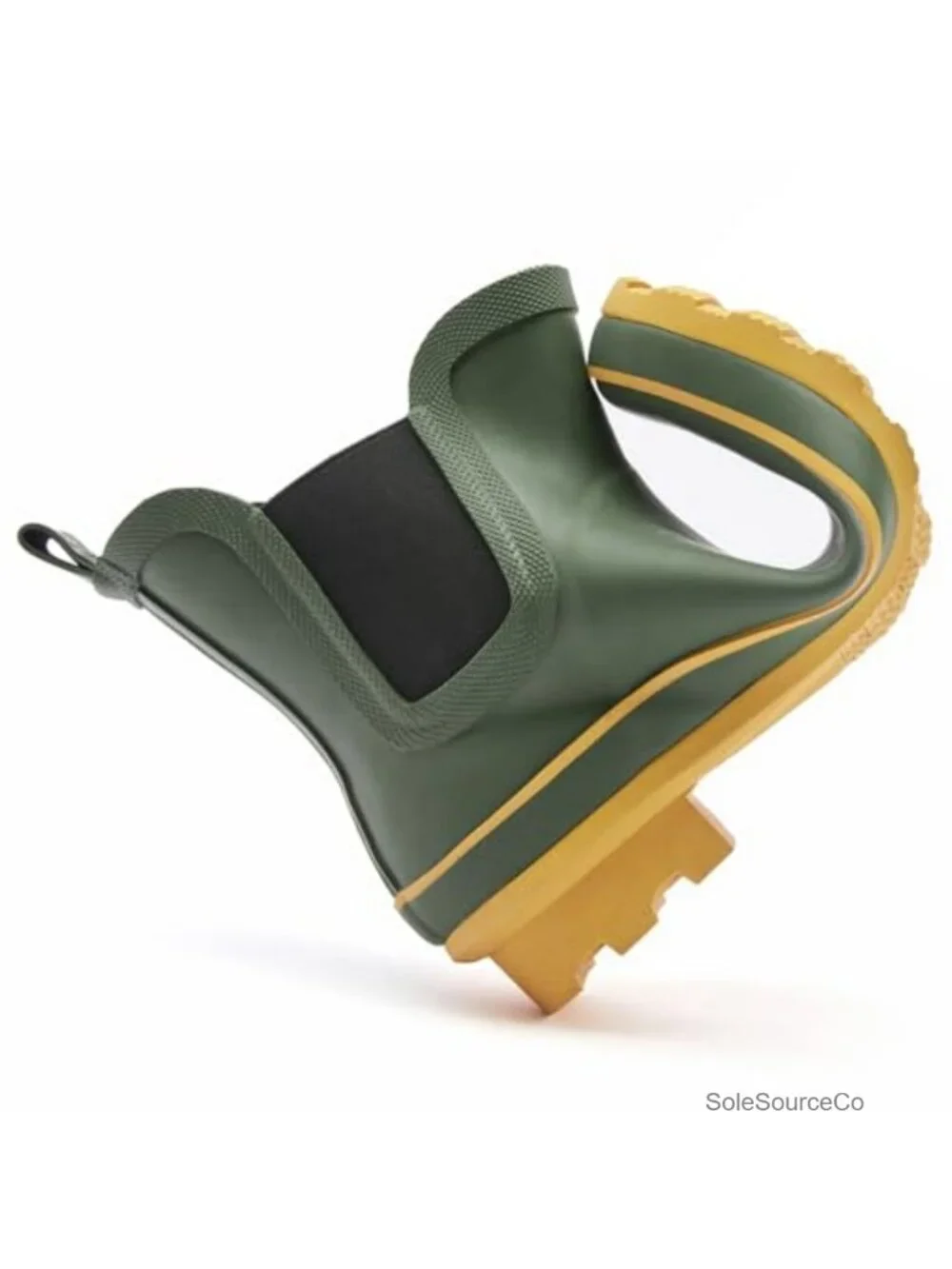 Waterproof Ankle Rain Boots for Women, Rubber Non-Slip Garden Shoes, Pull-On